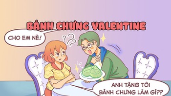 Valentine tặng bánh chưng được không?