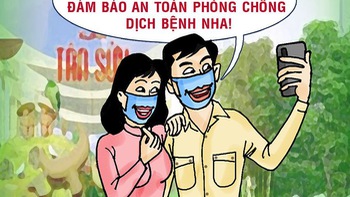 Lạc quan với khẩu trang Tết Tân Sửu