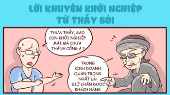 Đầu năm, bỏ ra 2 triệu mua lời khuyên khởi nghiệp từ thầy bói