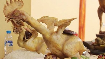 Muôn thế gà cúng của người Việt sáng tạo cho mâm cỗ ngày rằm