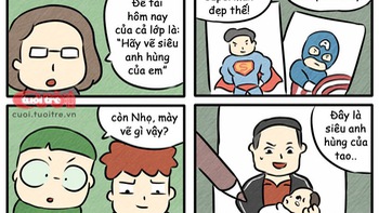 Netizen rầm rộ sáng tác tranh vẽ 'siêu anh hùng' Nguyễn Ngọc Mạnh