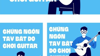 Chứng ngón tay bật do chơi guitar