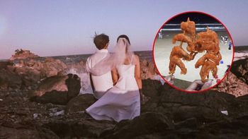 Cặp đôi bị lừa mua ba xiên tôm dính cát giá 50 nghìn ở Vũng Tàu