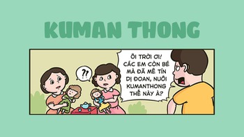Con nít biết gì mà nuôi Kuman Thong?