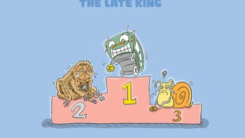 Nhà vô địch cuộc thi chạy chậm vẫn là 'The Late King'