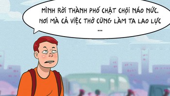 Ngày lễ thì phải 'rời thành phố chật chội náo nức'