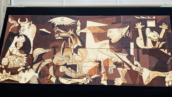 Dùng nửa tấn sôcôla tái hiện tranh danh họa Picasso