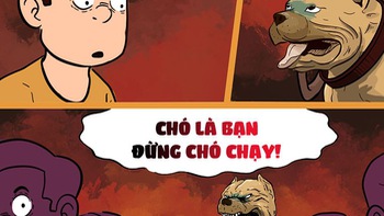 Chó là bạn nhưng chó dữ không rọ mõm là chạy!