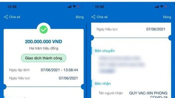 Mỹ Tâm gửi 200 triệu đồng vào Quỹ vắc xin phòng chống Covid-19