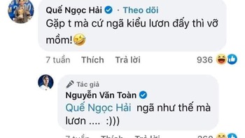 Quế Ngọc Hải và Văn Toàn 'tiên tri' quả 11m vào lưới Malaysia