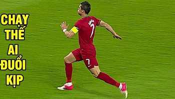 Ronaldo chạy 97 m trong 14 giây rồi sút tung lưới tuyển Đức