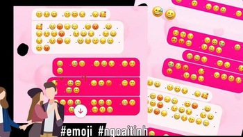 Xôn xao bảng mật mã biểu tượng emoji dùng để 'ngoại tình'