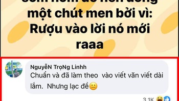 Vua Còm 6/7: Tip bá đạo - Sĩ tử ngày thi Văn nên uống một chút men!