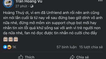 Hoàng Thùy đáp trả lời cảnh báo của nhiếp ảnh gia Milor Trần