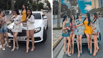 Netizen 'xót xa' hot girl tài chính làm việc từ sớm đến khuya