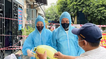 Nghệ sĩ Việt... gom rau củ, đi chợ giúp tuyến đầu và dân vùng dịch