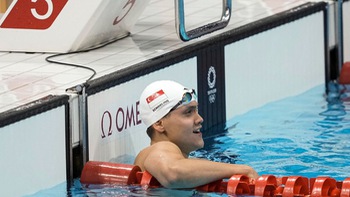 Hotboy bơi lội Singapore nhận thất bại đầu tiên ở Olympic
