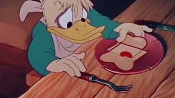 Bữa cơm 'mùa dịch' của chuột Mickey và vịt Donald