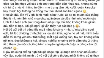 Đen Vâu tiết lộ cảm xúc khó tả về lần đầu rap trên sóng trực tiếp