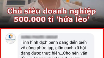 Vua Còm 20/8: Chủ doanh nghiệp 500.000 tỉ đùa dai, tiền đâu góp vốn