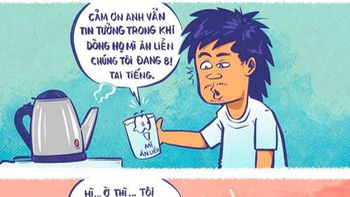 Dòng họ mì ăn liền ngày giãn cách