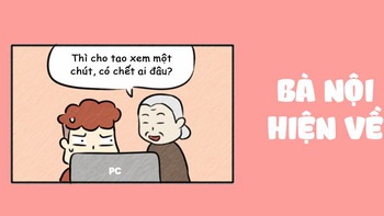 Sự cố hi hữu, bà nội 'hiện' về giữa lớp học trực tuyến