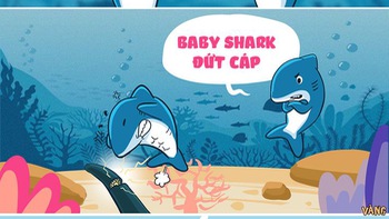 Baby shark và năng lực cắn cáp