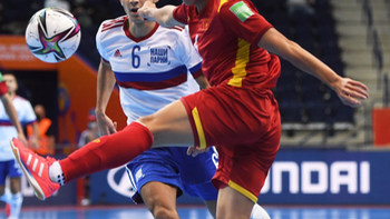 Tuyển Việt Nam khiến á quân World Cup Futsal 'toát mồ hôi hột'