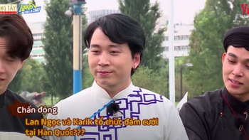 Lan Ngọc và Karik ‘nên duyên vợ chồng’ tại Running Man Việt Nam