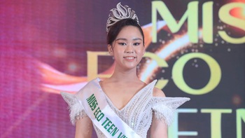Nhan sắc ngọt ngào Hoa hậu nhí 14 tuổi dự thi Miss Eco Teen 2021