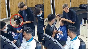 Thợ cắt tóc méo mặt vì lỗi tông đơ làm trọc đầu khách nhí