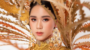 NTK Việt Hùng làm quốc phục 'Rồng Phượng' cho Bella Vũ Huyền Diệu