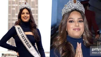 Mặc outfit như 'cuốn chăn bông', Miss Universe 2021 bị chê tơi tả