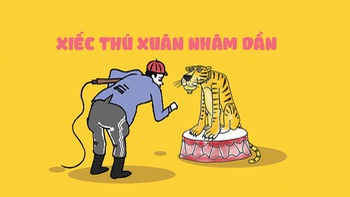 Tiết mục xiếc thú xuân Nhâm Dần