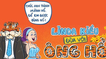 Linda Kiều đùa với ông Hổ