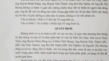 Dân mạng vui khi sao Việt được minh oan nghi án ăn chặn từ thiện
