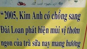 Ảnh vui 16/3: Chủ quán trà sữa Kim Anh thật thà