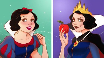 Phát hoảng khi các nàng công chúa Disney hóa nhân vật phản diện