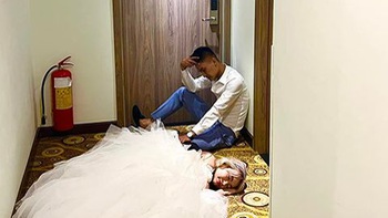Ảnh vui sao Việt 20/4: Vợ chồng Mạc Văn Khoa đuối vì chụp ảnh cưới