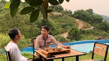 Trọng Tấn thăm trang trại 10.000 m2 của Việt Hoàn