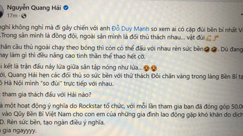 Ngã ngửa với lý do Quang Hải 'gây chiến' với Duy Mạnh