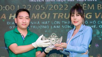 Cận cảnh vương miện 'Hoa hậu Môi trường Việt Nam' hơn 6,8 tỉ đồng