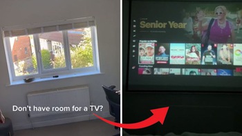 Cách biến cửa sổ thành chiếc tivi 'siêu to khổng lồ' chill hết nấc