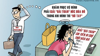 Nhà toán học ngả mũ thán phục vợ