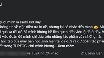 Kaito Kid leo lên top 1 tìm kiếm trên Twitter sau buổi thi văn