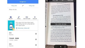 Google bổ sung dịch tiếng Việt qua camera