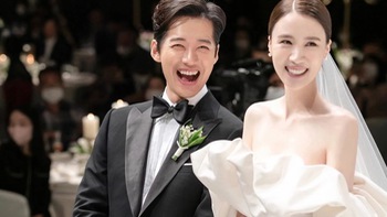 Ảnh cưới đẹp như mơ của 'luật sư 1000 won' Nam Goong Min và Jin Ah Reum