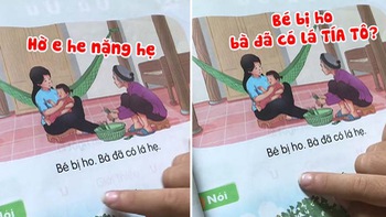 Mẹ trẻ bất lực nghe con gái học đánh vần