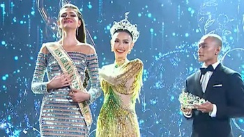 10 tháng đương nhiệm Miss Grand Thùy Tiên có 9 lần trao vương miện cho tân hoa hậu