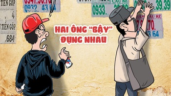 Hai ông 'bậy' đụng nhau trên đường phố